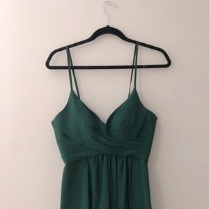 Sorrella Vita Green Bridesmaid Dress (8798)